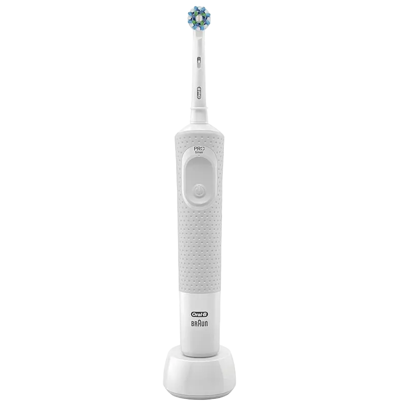 Электрическая зубная щетка Oral-B Vitality PRO WHITE Cross Action, White - photo