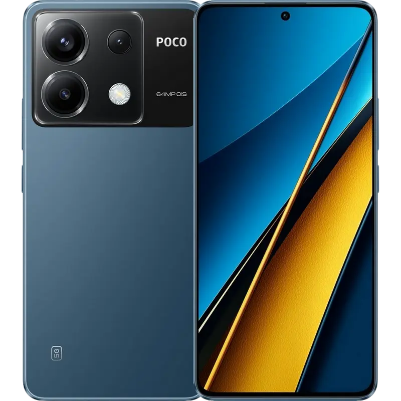 Smartphone Xiaomi Poco X6, 12GB/256GB, Albastru - photo