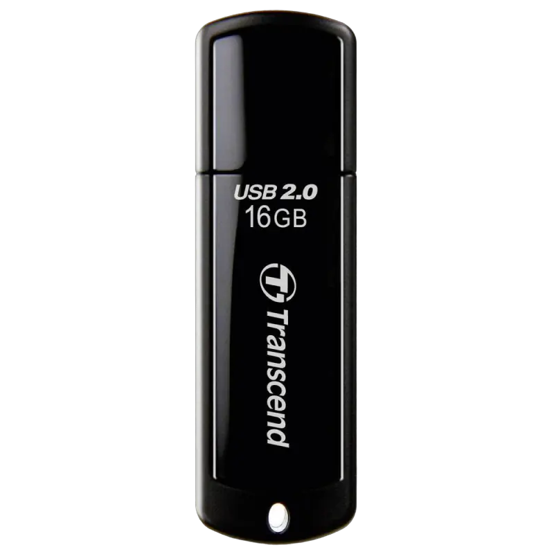 Memorie USB Transcend JetFlash 350, 16GB, Negru - photo
