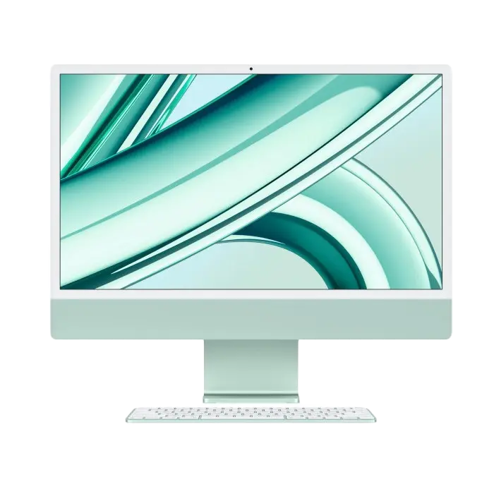 Моноблок Apple iMac A2874, 24", M3 with 8-core CPU and 8-core GPU, 8Гб/256Гб, macOS Sonoma, Зеленый - photo