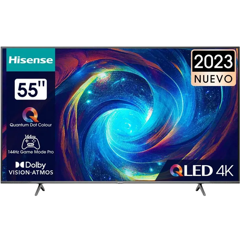 55" QLED SMART Телевизор Hisense 55E7KQ Pro, 3840x2160 4K UHD, VIDAA U7.0, Серый - photo