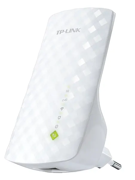 Wi-Fi AC Dual Band Range Extender/Access Point TP-LINK "RE200", 750Mbps, Mesh, Integrated Power Plug