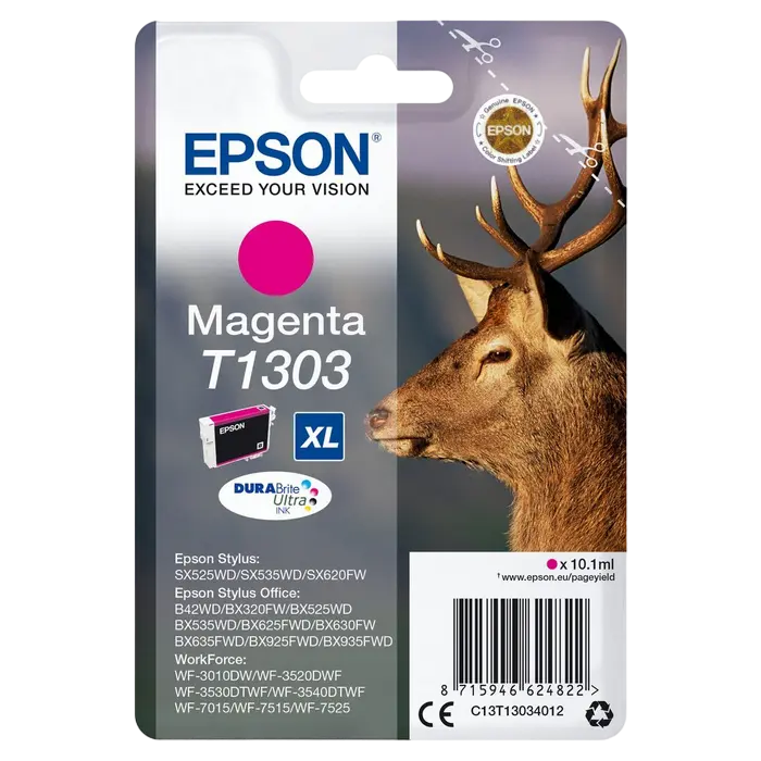 Cartuș de cerneală Epson C13T13034012, 10ml, Magenta - photo