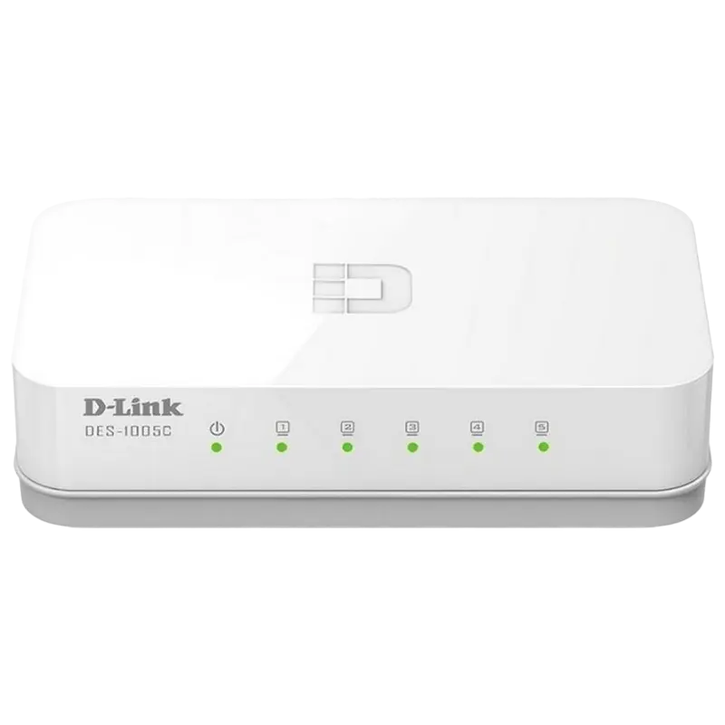 Switch de rețea D-Link DES-1005C, 5x 10/100 Mbps - photo