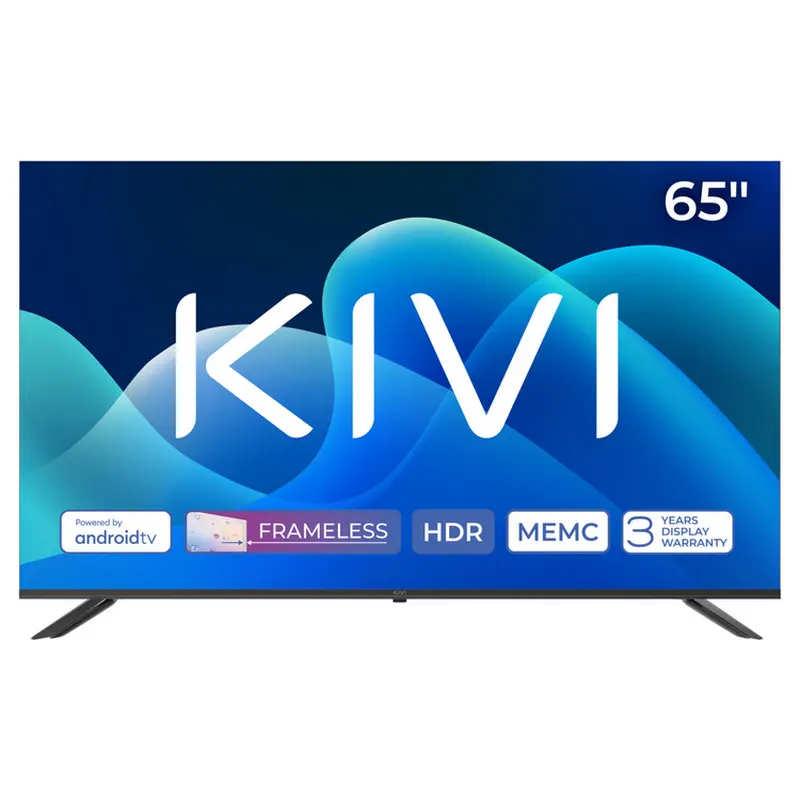 65" LED SMART TV KIVI 65U730QB, 3840x2160 4K UHD, Android TV, Negru - photo