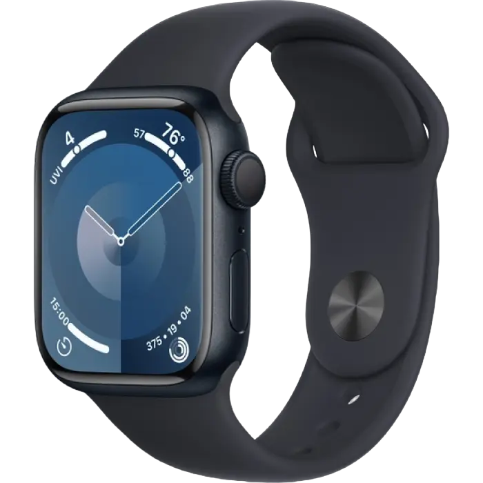 Ceas inteligent Apple Watch Series 9 GPS, 41mm, Midnight - photo
