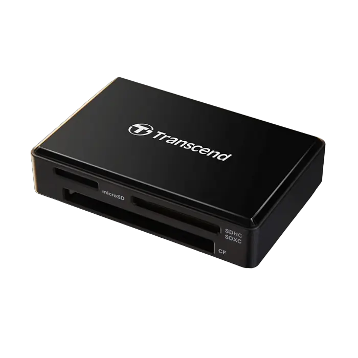 Cititor de carduri Transcend TS-RDF8, micro-USB, USB Type-A, Negru - photo