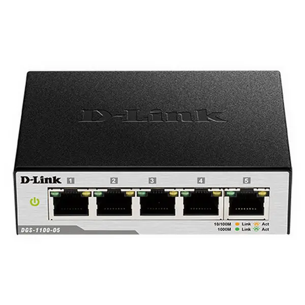  5-port 10/100/1000 Base-TX EASY SMART, D-Link DGS-1100-05 - photo