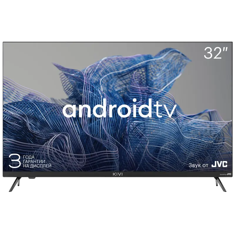 32" LED SMART Телевизор KIVI 32H750NB, 1366x768 HD, Android TV, Чёрный - photo
