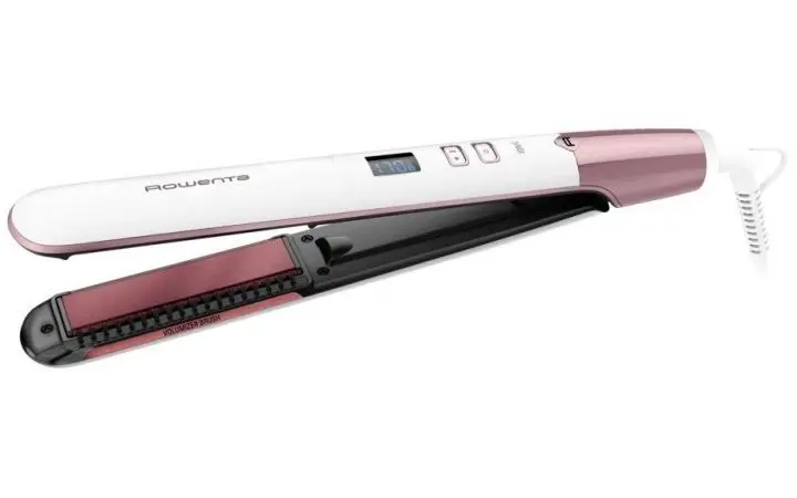 Выпрямитель для волос Rowenta Volumizer SF4655F0, Белый | Розовый - photo