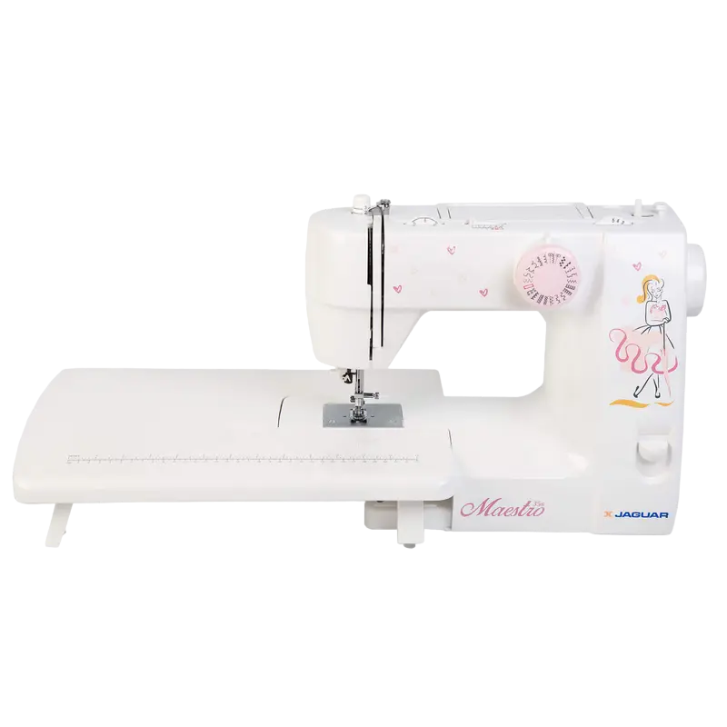 Швейная машина JAGUAR Maestro 35S, Белый Розовый - photo