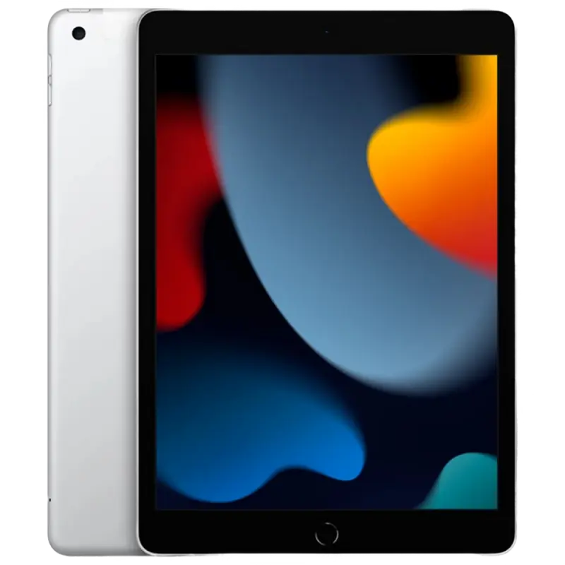 Планшет Apple iPad 10.2" (9th gen) A2604, WiFi + Cellular, 64Гб, Серебристый - photo