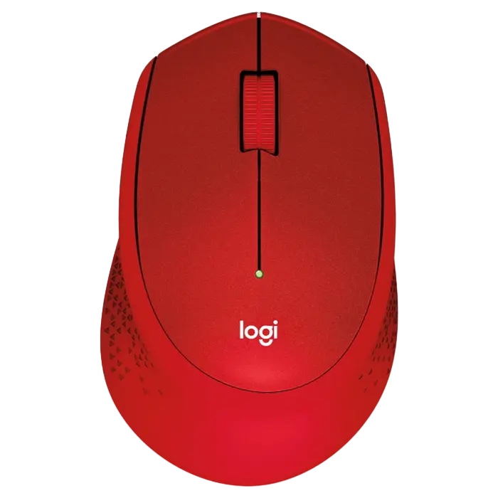 Беcпроводная мышь Logitech M330 Silent Plus, Красный - photo