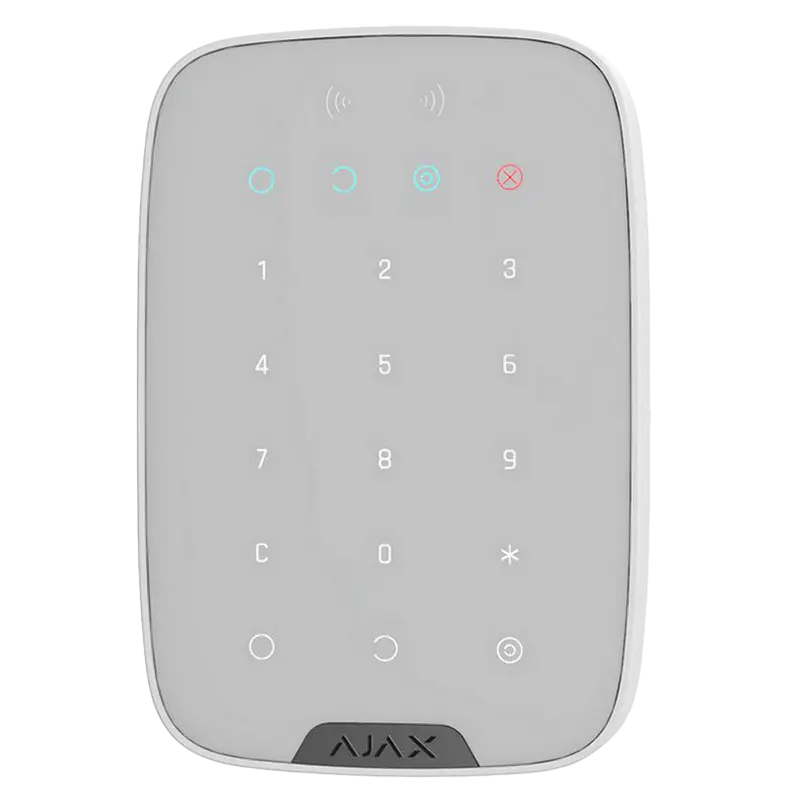 Беспроводная сенсорная клавиатура Ajax KeyPad, Белый - photo