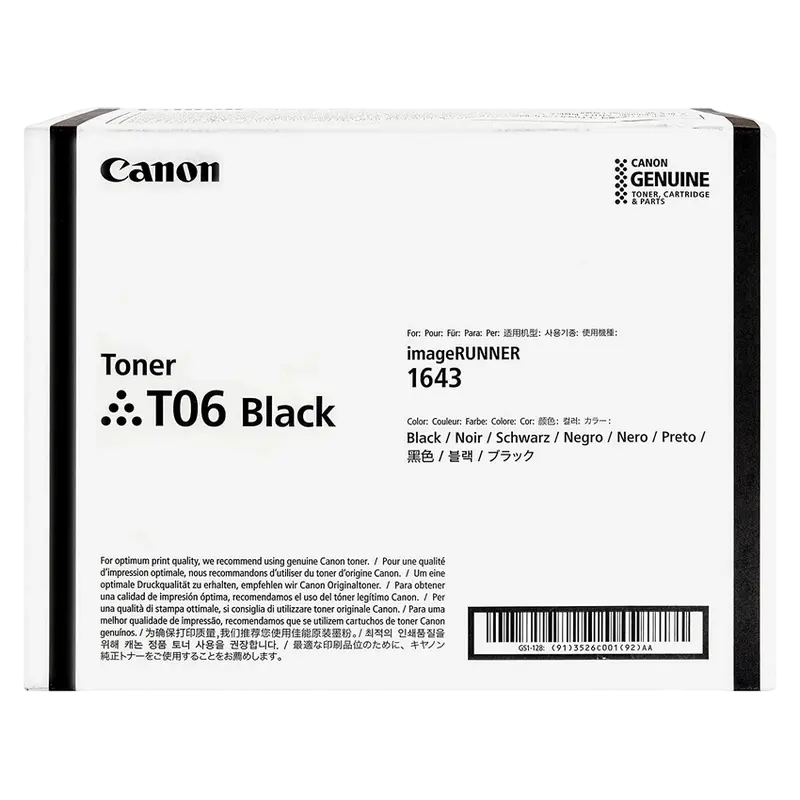 Toner Canon T06, Negru - photo