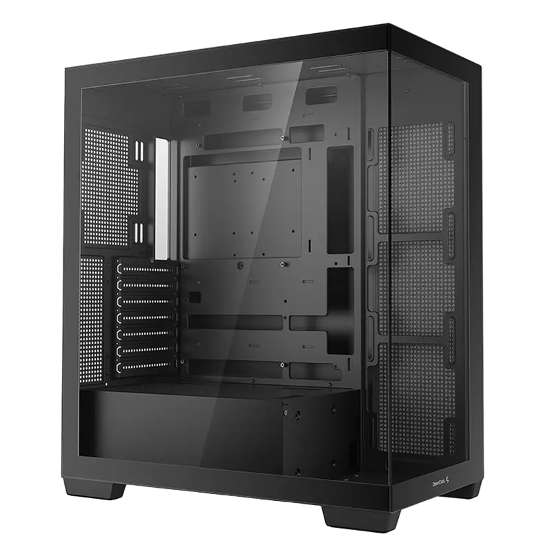 Компьютерный корпус Deepcool CG580, Midi-Tower, Без блока питания, Чёрный - photo