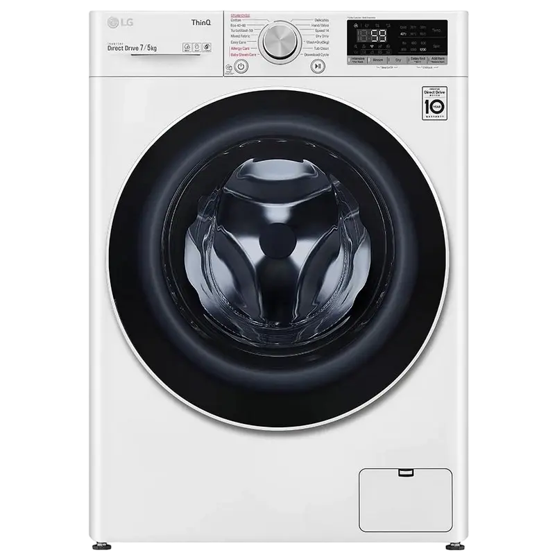 Mașină de spălat LG F2DV5S7S0E, 7 kg, Alb - photo