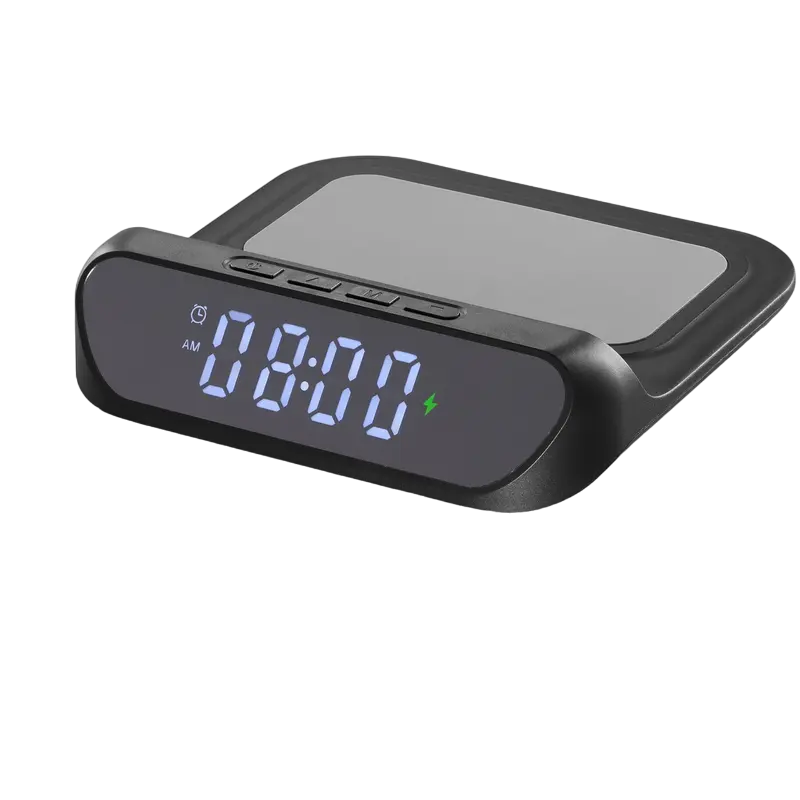 Stand pentru încărcare Cellularline Smart Clock, Negru - photo