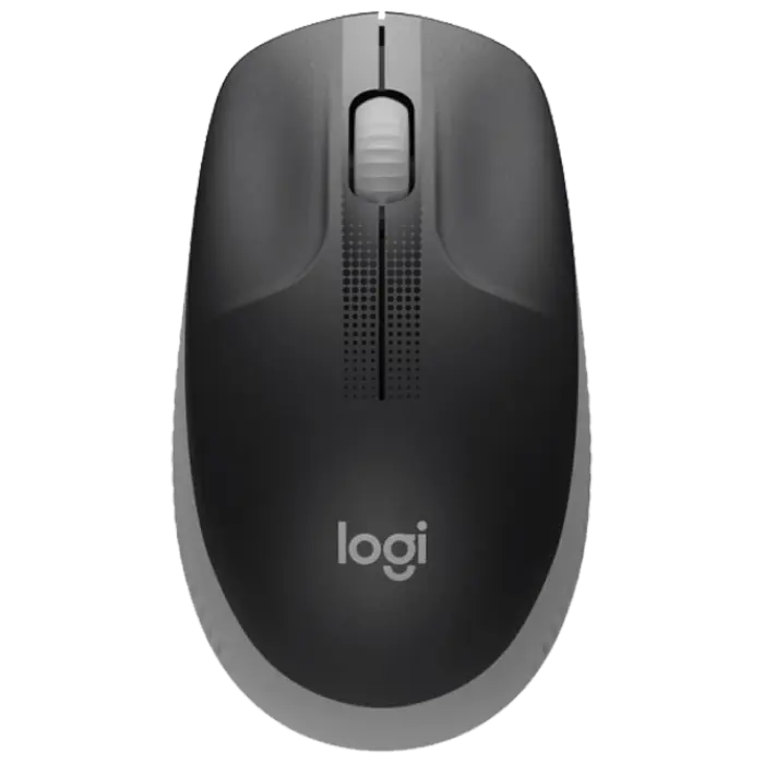 Mouse Wireless Logitech M190, Gri - photo