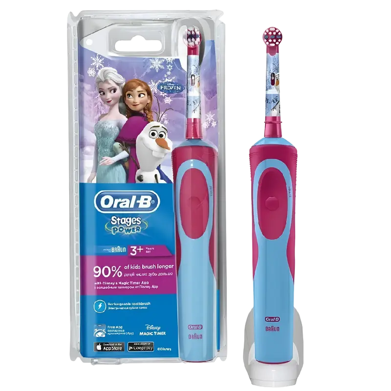 Periuță de dinți electrică BRAUN Kids Vitality D100, Violet - photo