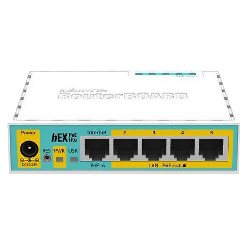 Router MikroTik hEX PoE lite, Alb - photo