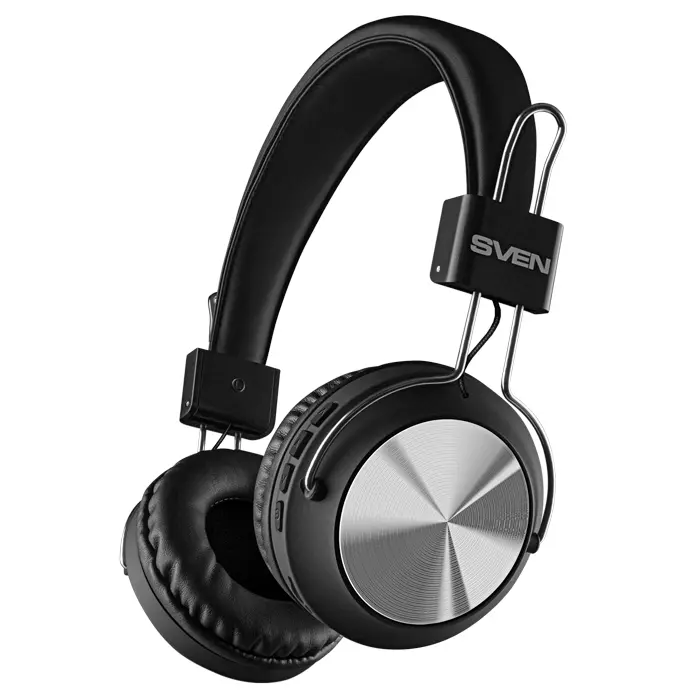Bluetooth Headset SVEN AP-B370MV with Microphone, Black, 3pin 3.5mm mini-jack - photo