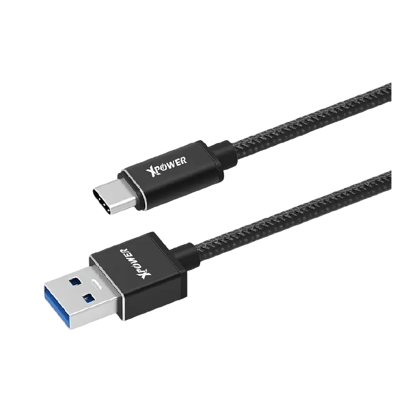 Cablu încărcare și sincronizare Xpower Type-C cable Speed Cable, 1m, Negru - photo