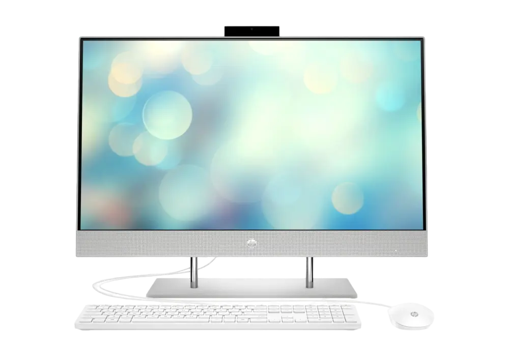 Моноблок HP 7-dp1033ur, 27", Intel Core i3-1125G4, 8Гб/512Гб, FreeDOS, Серебристый - photo