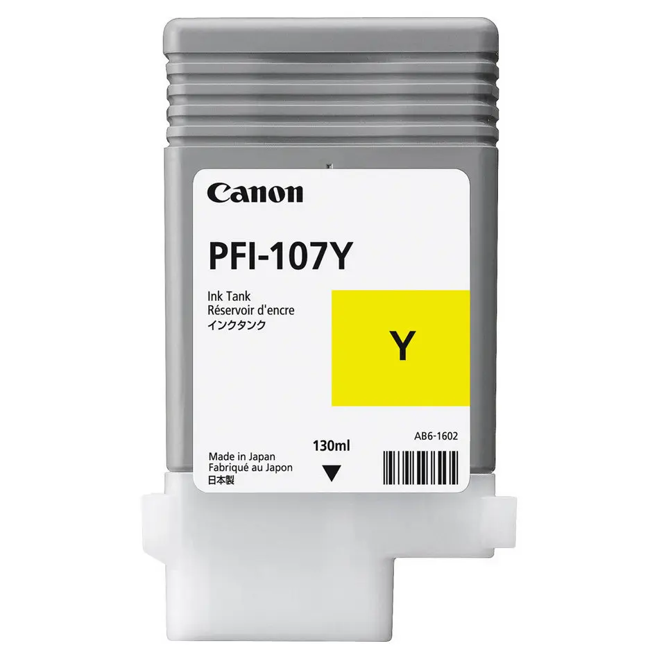 Картридж чернильный Canon PFI-107, 6708B001, Желтый - photo