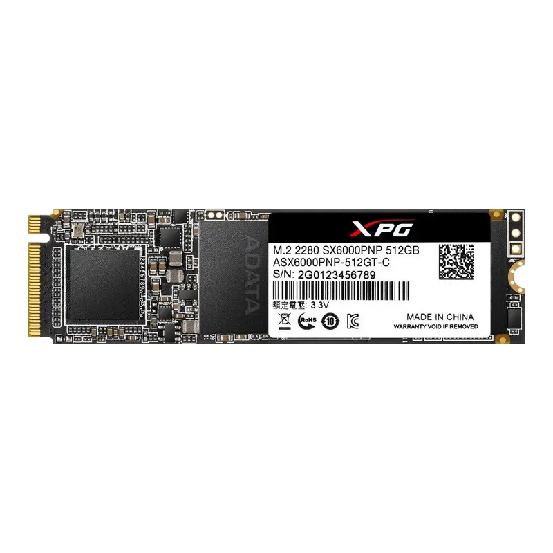 Накопитель SSD ADATA XPG SX6000 Pro, 512Гб, ASX6000PNP-512GT-C - photo