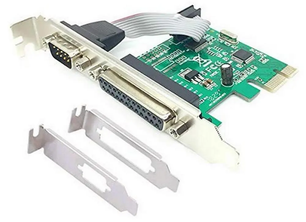 PCI-Express to 1xSerial port & 1xParallel port, Gembird "PEX-COMLPT-01", add-on card - photo
