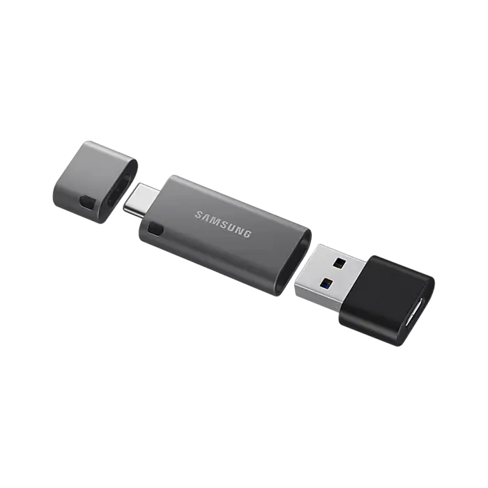 Memorie USB Samsung DUO Plus, 256GB, Gri/Negru - photo