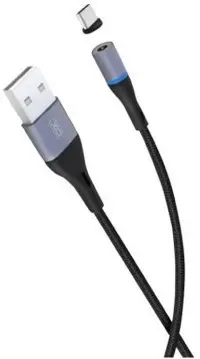Cablu încărcare și sincronizare XO NB125, USB Type-A/USB Type-C, 1m, Negru - photo