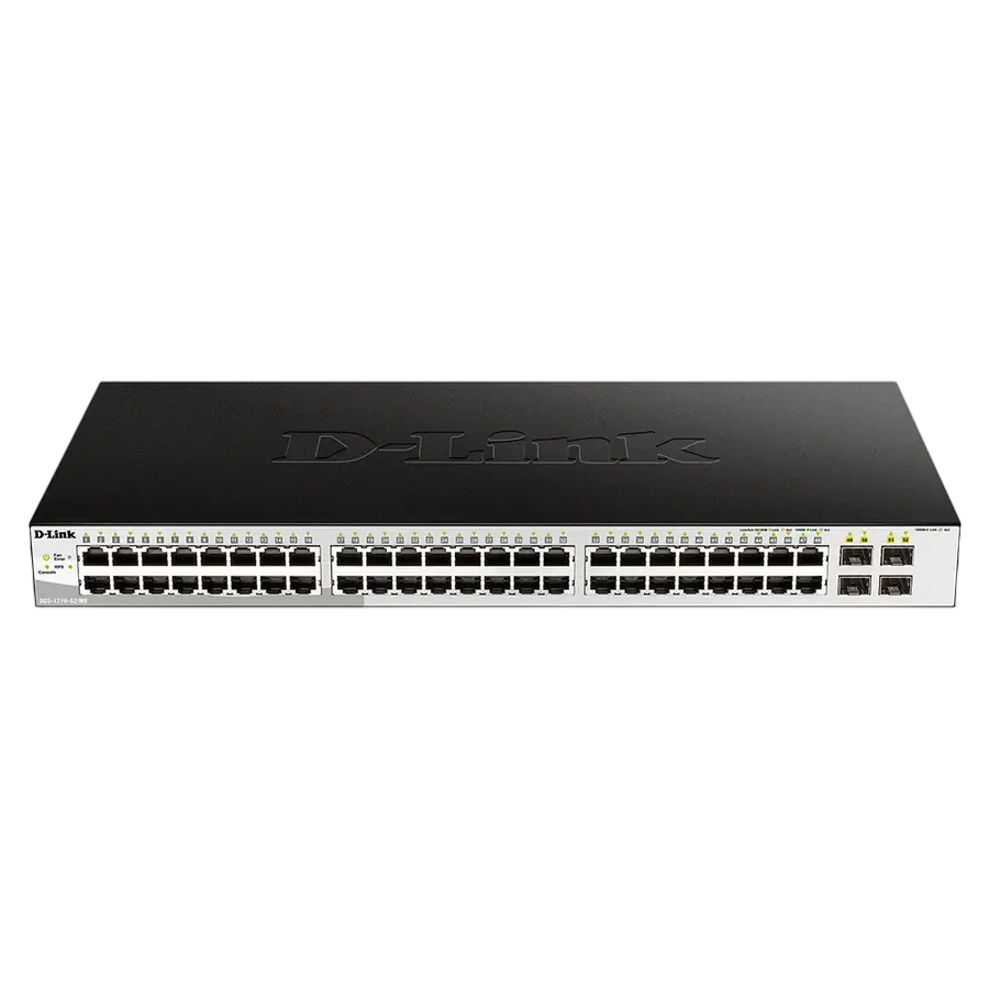 Switch de rețea D-Link DGS-1210-52/ME, 48x 10/100/1000 Mbps, 4x SFP - photo