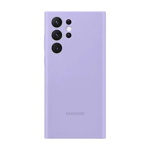 Husă Samsung Silicone Cover for Galaxy S22 Ultra, Violet - photo