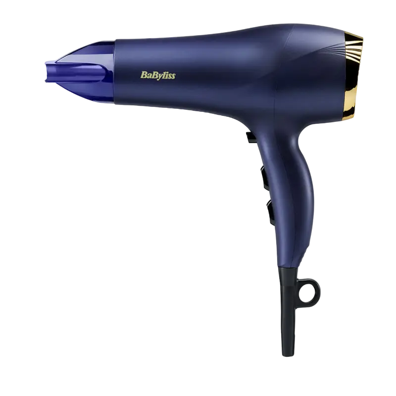 Uscător de păr BaByliss Midnight Luxe 5781PE, 2300 W, Albastru - photo