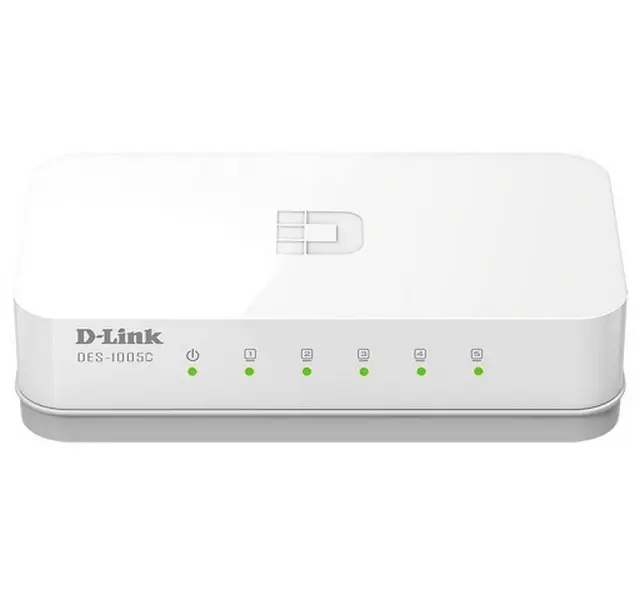 Switch de rețea D-Link DES-1005C, 5x 10/100 Mbps - photo