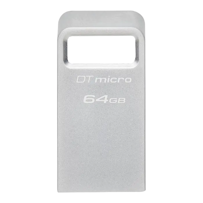 Memorie USB Kingston DataTraveler Micro, 64GB, Argintiu - photo