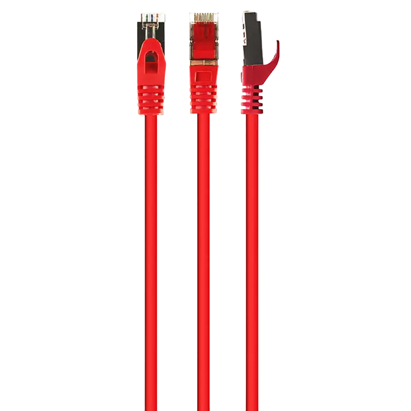 Patch cord Cablexpert PP6-3M/R, Cat6 FTP , 3m, Roșu - photo