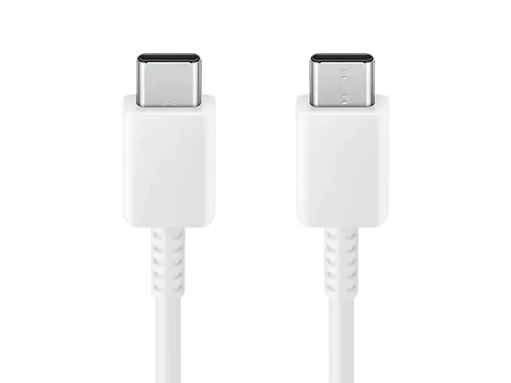 Cablu încărcare și sincronizare Samsung USB-C to USB-C Cable 3A, USB Type-C/USB Type-C, 1,8m, Alb - photo