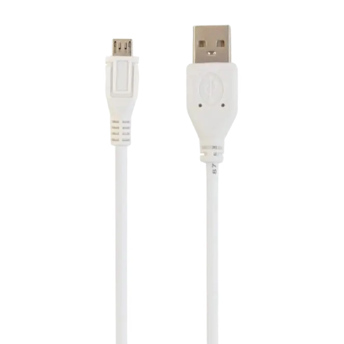 Cablu încărcare și sincronizare Cablexpert CCP-mUSB2-AMBM-W-1M, USB Type-A/micro-USB, 1m, Alb - photo