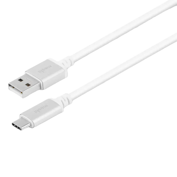 Cablu de încărcare Moshi USB-C to USB-A Charge Cable (1m), USB Type-A/USB Type-C, 1m, Alb - photo