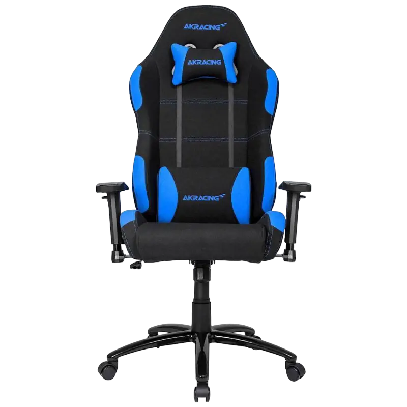 Scaun Gaming AKRacing CORE EX, Textil, Negru/Albastru - photo