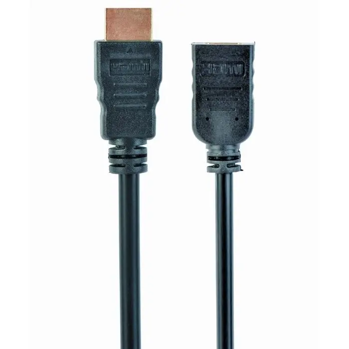Видео кабель Cablexpert CC-HDMI4X-0.5M, HDMI (M) - HDMI (F), 0,5м, Чёрный - photo