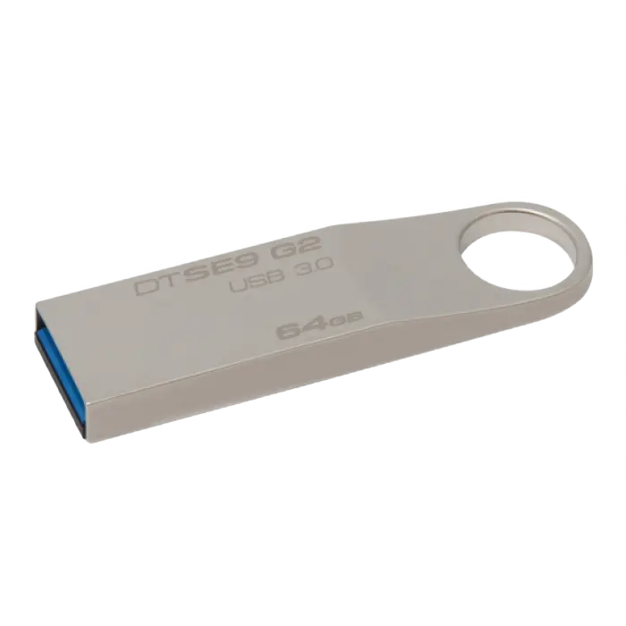 USB Flash накопитель Kingston DataTraveler SE9 G2, 64Гб, Серебристый - photo