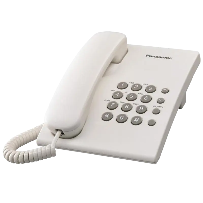 Telefon cu fir Panasonic KX-TS2350, Alb - photo