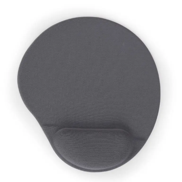 Mouse Pad Gembird MP-GEL-GR, 240 × 220 × 4mm, Cloth, Gel wrist support, Grey - photo