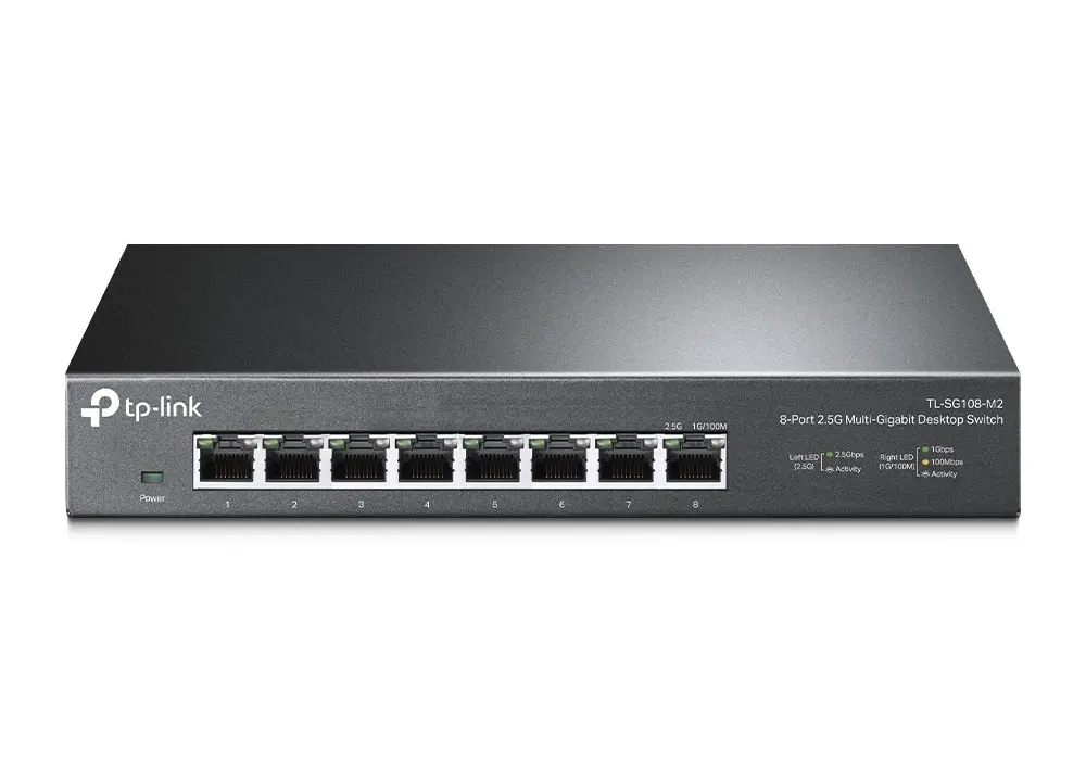 Switch de rețea TP-LINK TL-SG108-M2, 8x 100/1000/2500 Mbps - photo