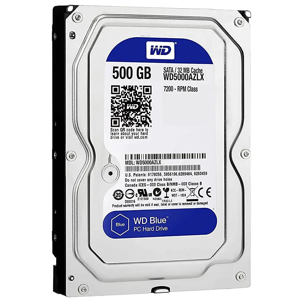 3.5" HDD   500GB-SATA- 32MB Western Digital "Blue (WD5000AZLX)" - photo