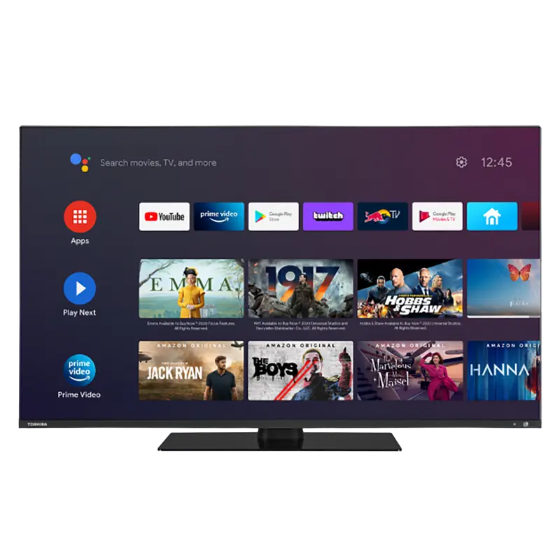 50" QLED SMART TV Toshiba 50QA7D63DG, 3840x2160 4K UHD, Android TV, Negru - photo